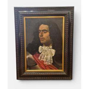 Ritratto d uomo in armatura , di G Lucchesi, Italia XIX Secolo 