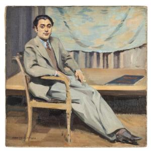 Ritratto di uomo seduto, Dipinto , Italia inizi XX Secolo