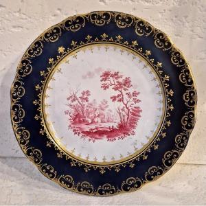 Piatto in porcellana Doccia Fanciullacci XVIII secolo