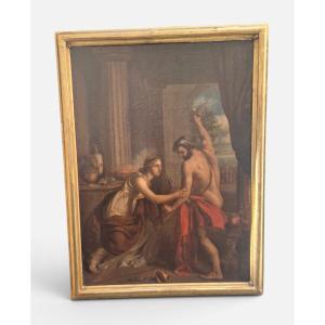 Tarquinio e Lucrezia , dipinto Francia inizi XIX Secolo 