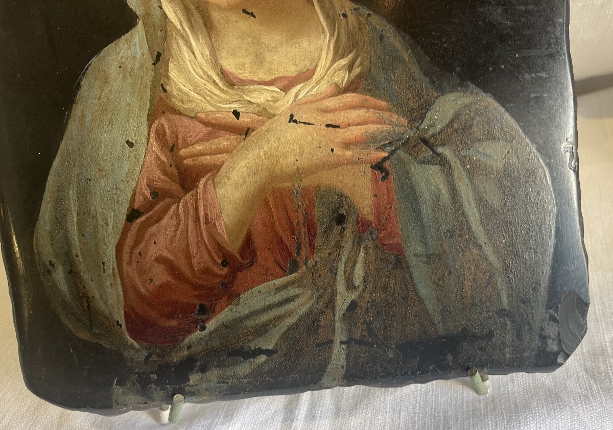 madonna dipinta su ardesia -photo-3