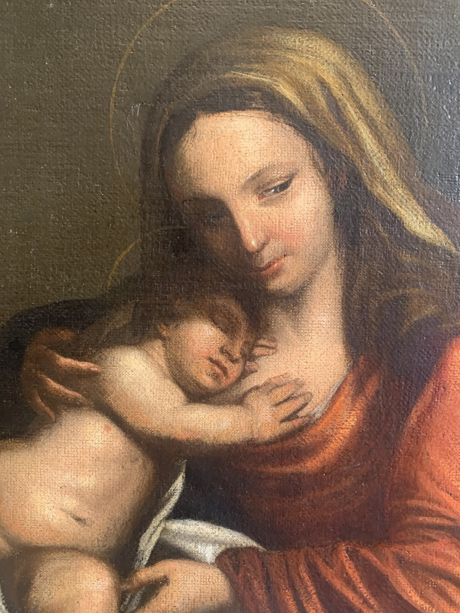 dipinto raffigurante sacra famiglia -photo-4