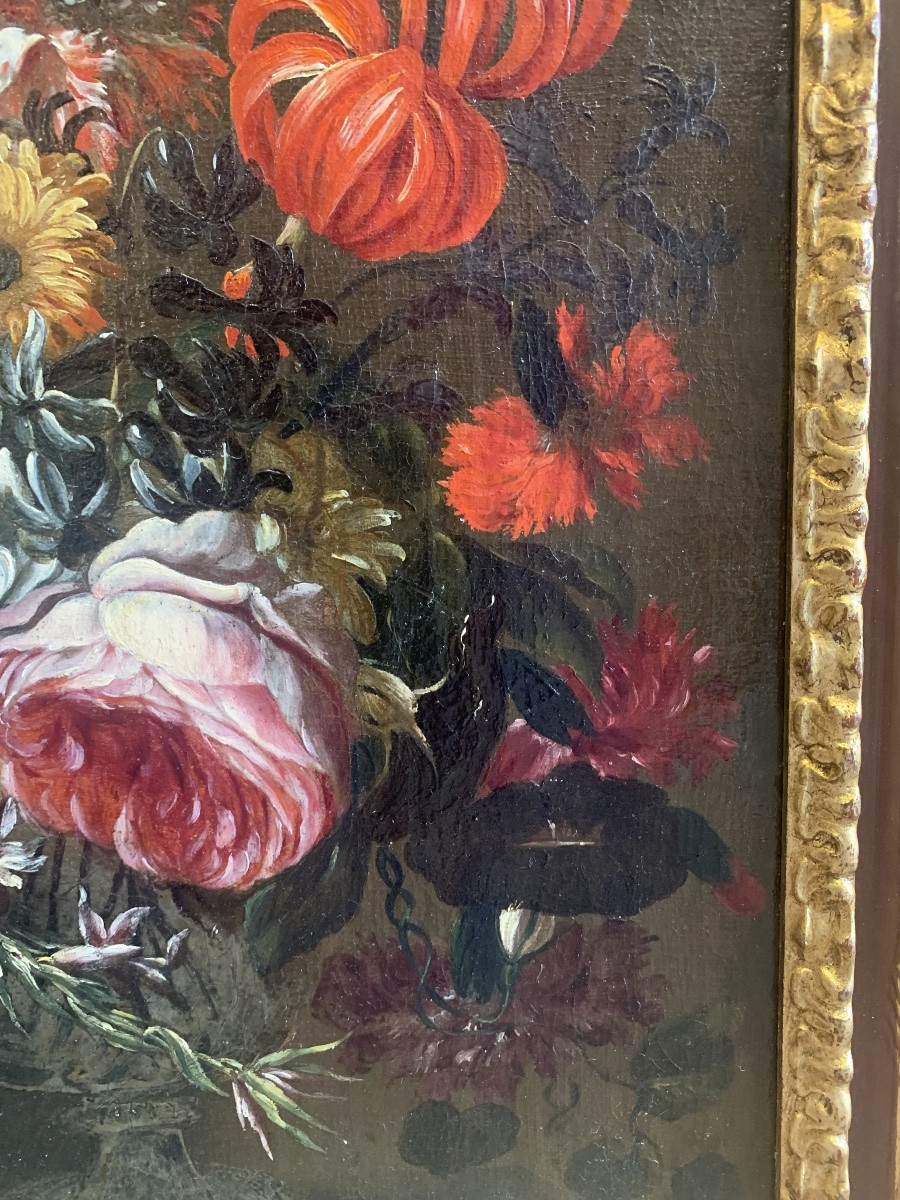 dipinto raffigurante vaso con fiori -photo-4