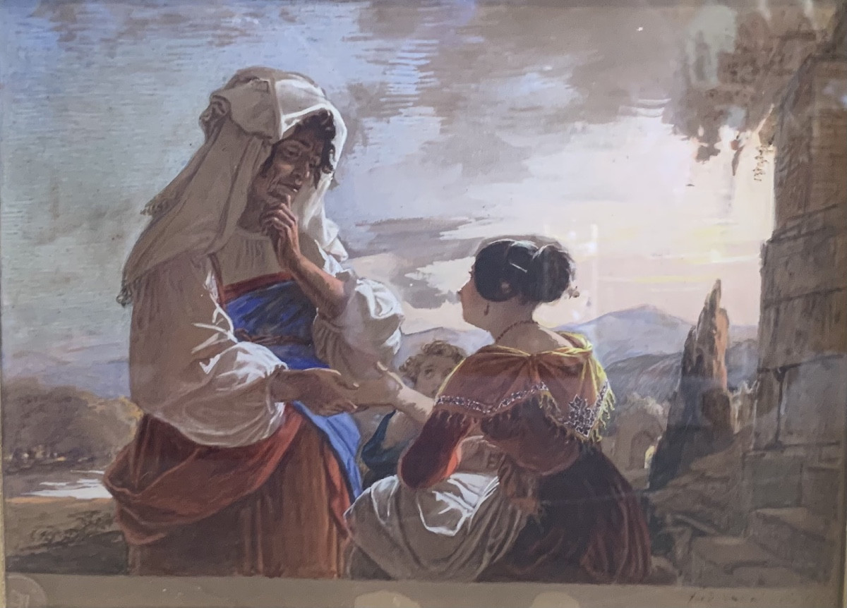 dipinto napoletano del 1842