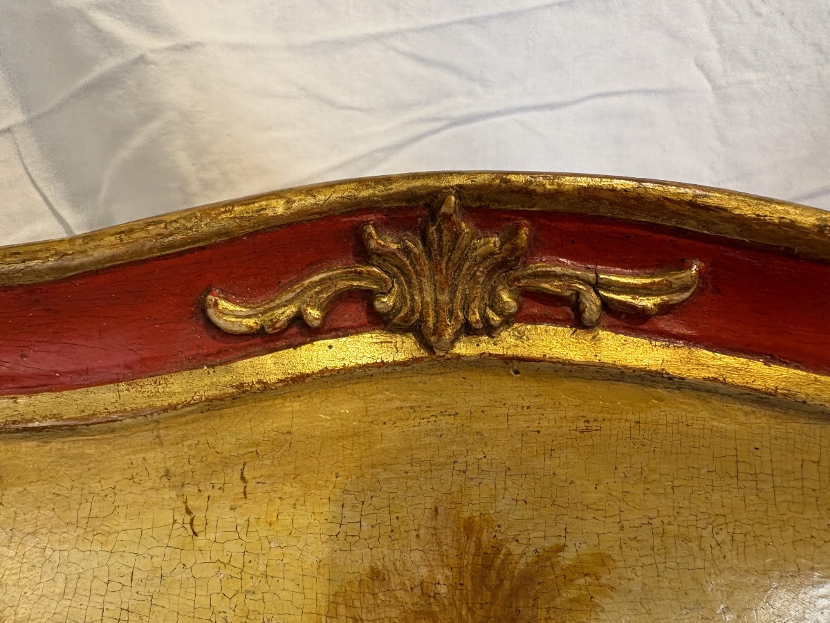 piatto in legno dipinto-photo-3