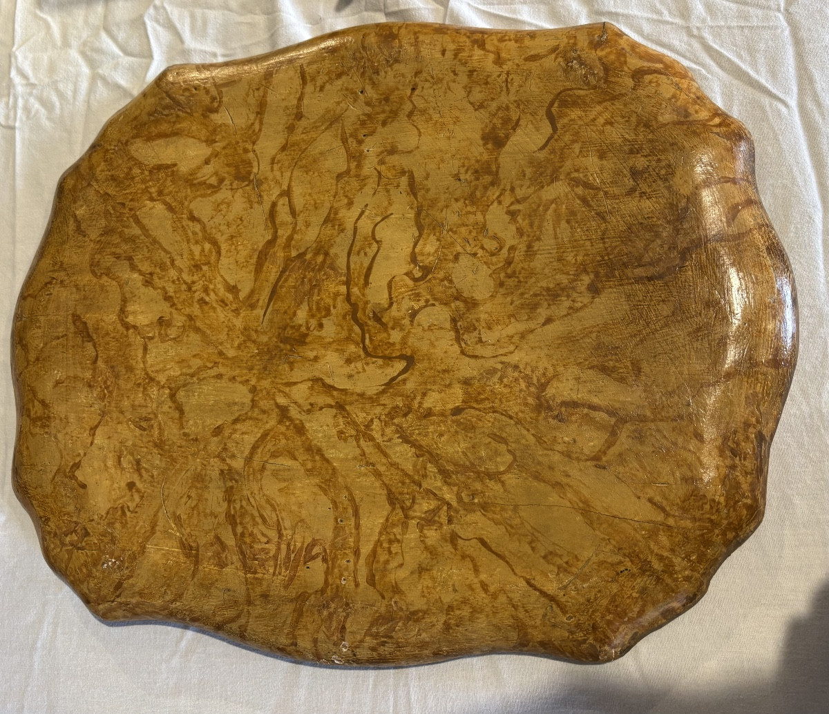 piatto in legno dipinto-photo-1