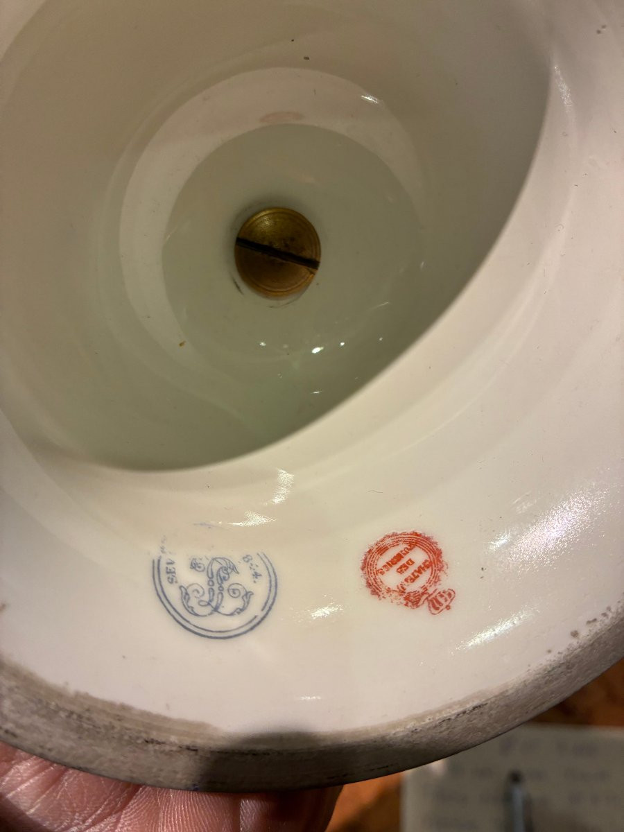 coppia di vasi di Sevres in porcellana e bronzo fine800'-photo-1