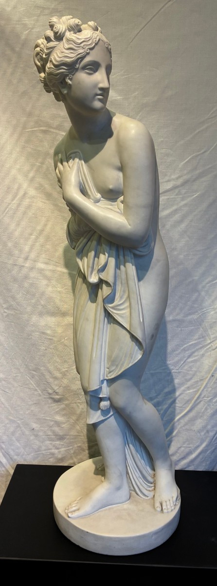 statua in marmo di carrara raffigurante venere primi 800' di provenienza toscana