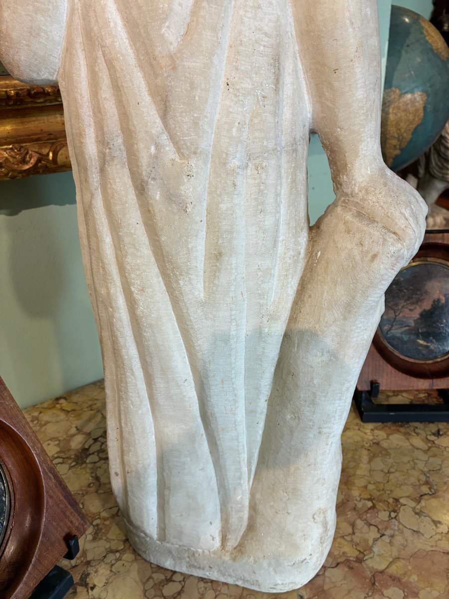 marmo statuario di carrara raffigurante giovane donna inizi del XVI secolo-photo-3