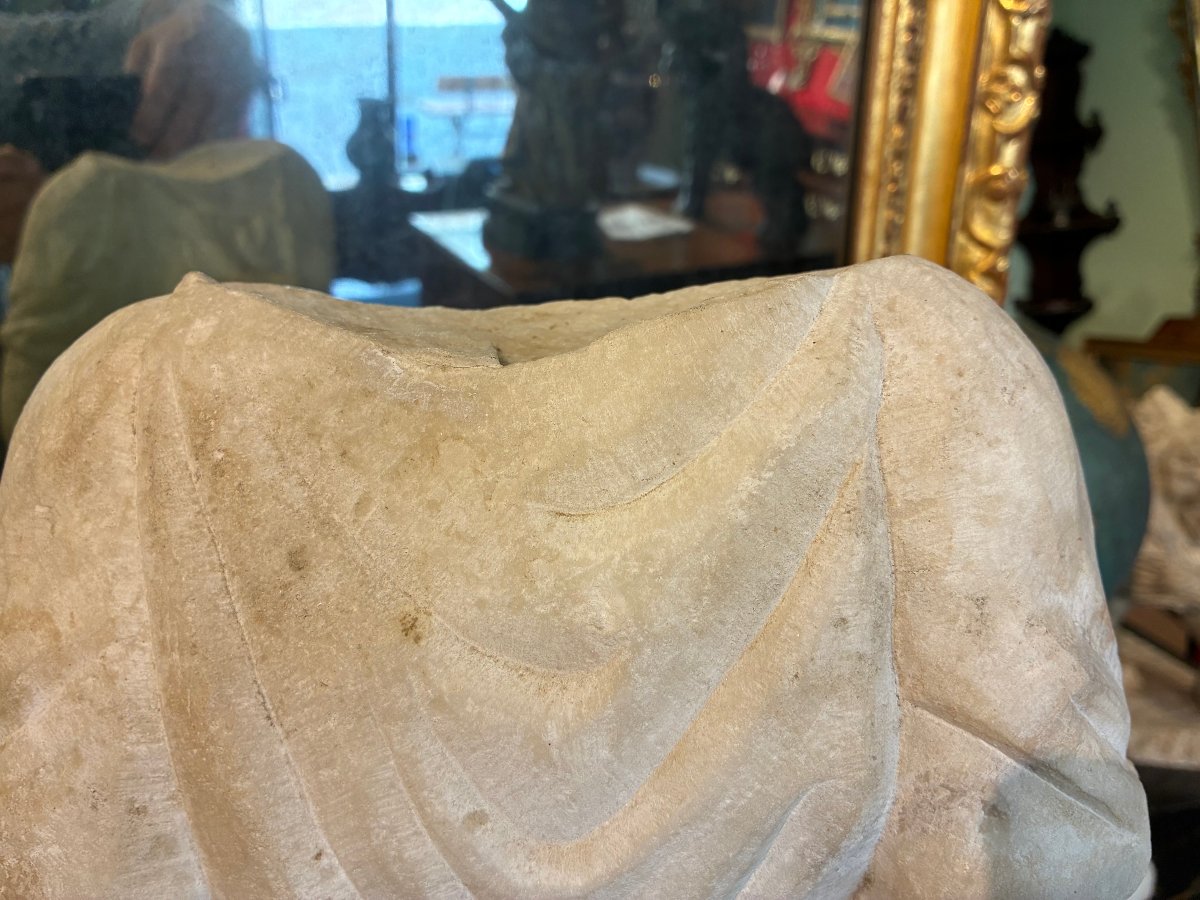 marmo statuario di carrara raffigurante giovane donna inizi del XVI secolo-photo-4