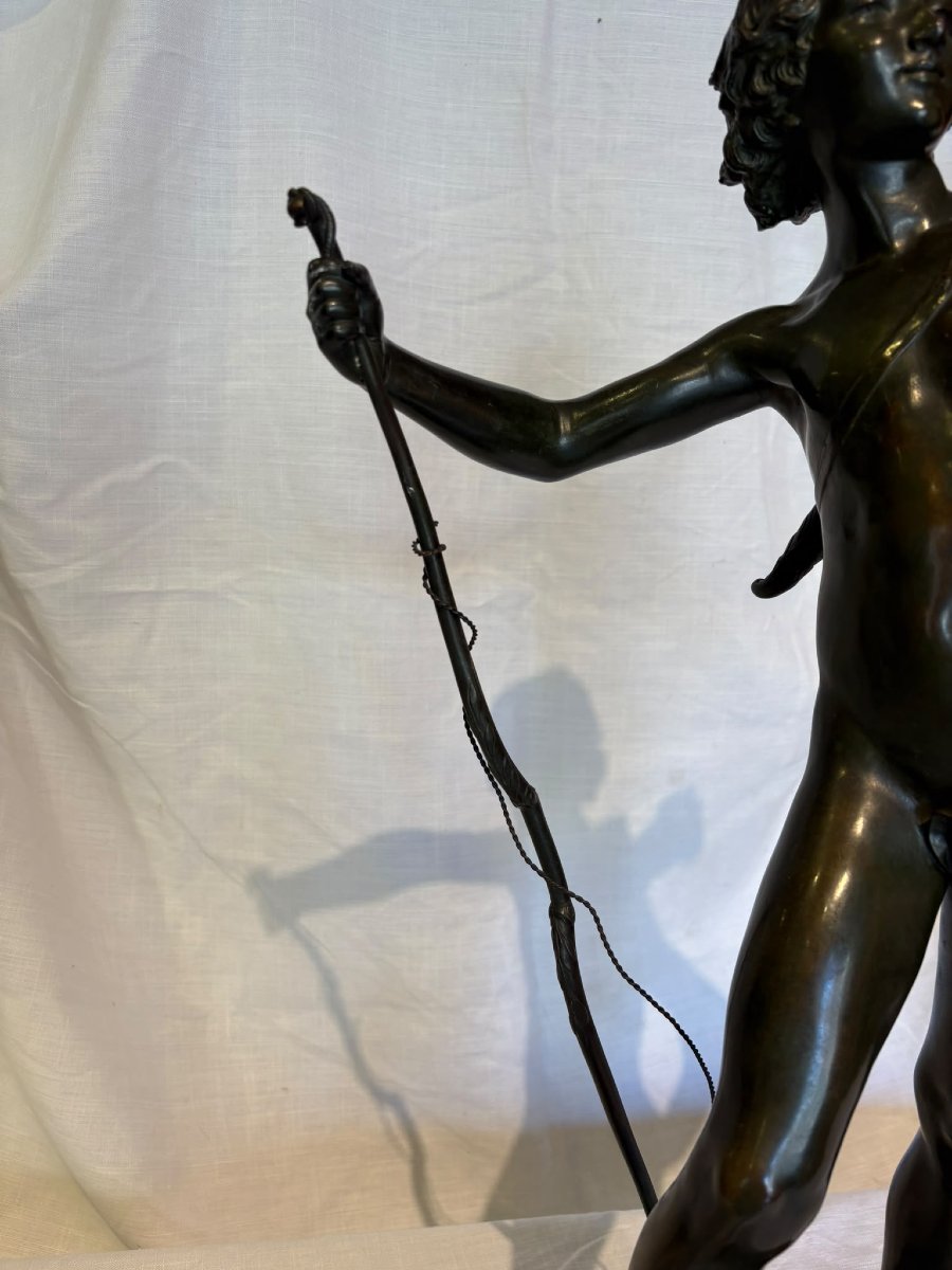 bronzo raffigurante un arciere del xix secolo -photo-3