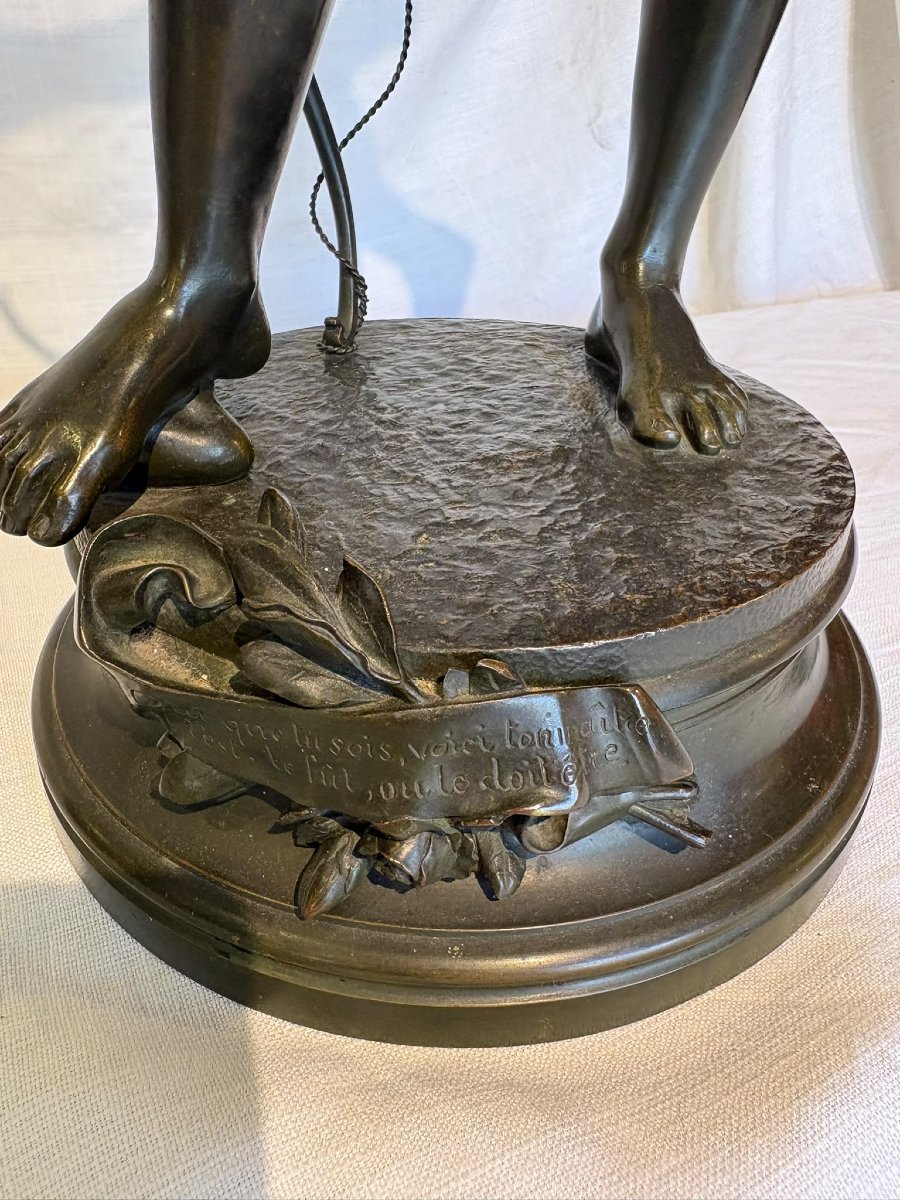 bronzo raffigurante un arciere del xix secolo -photo-4