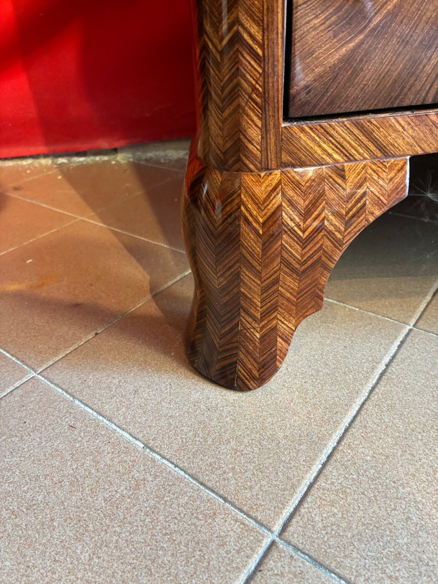 como' in legno di viola con maniglie in bronzo dorato al mercurio primi 700'-photo-1