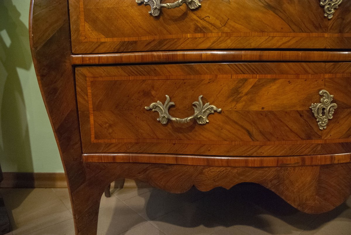 Commode génois d'époque Louis XIV-photo-4