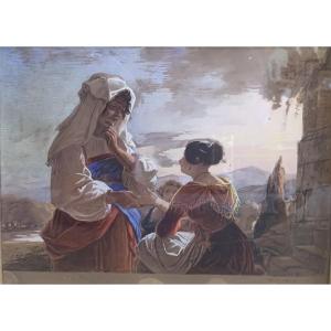 dipinto napoletano del 1842