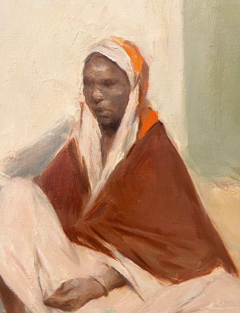 Ernesto Quarti Marchiò (1907-1982) Ragazza Tuareg-photo-1