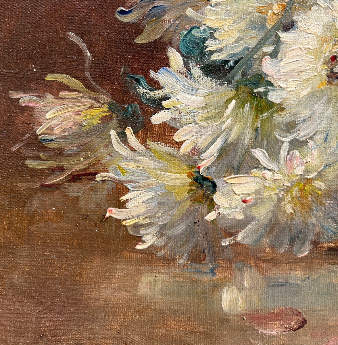 Edmond Van Coppenolle (Belgio 1846 - Francia 1914) Bouquet di Fiori -photo-4