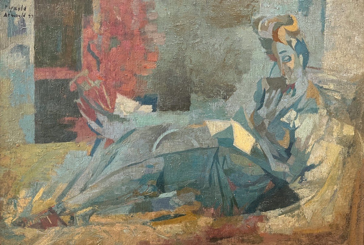 Reynold Arnould (1919-1980) Ritratto di Marthe Arnould, 1944-photo-2