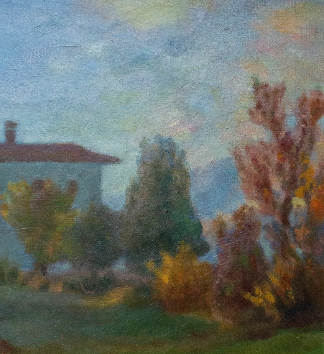 Dante Montanari (Porto Sant'Elpidio, Italia, 1896 – Milano, 1989) La Casa Tra Le Piante-photo-1