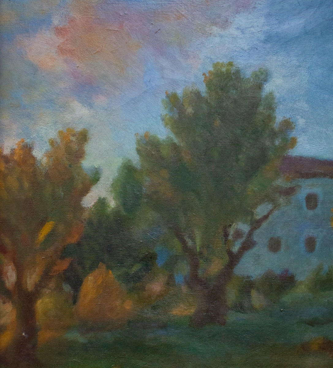 Dante Montanari (Porto Sant'Elpidio, Italia, 1896 – Milano, 1989) La Casa Tra Le Piante-photo-2