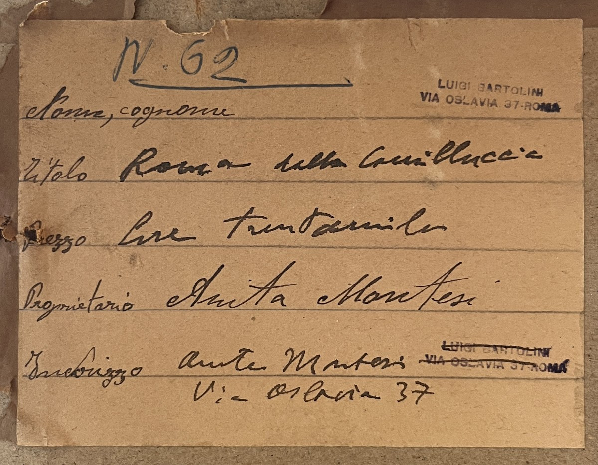 Luigi Bartolini (Cupramontana, 1892 – Roma, 1963) Roma Dalla Camilluccia, 1943-photo-4