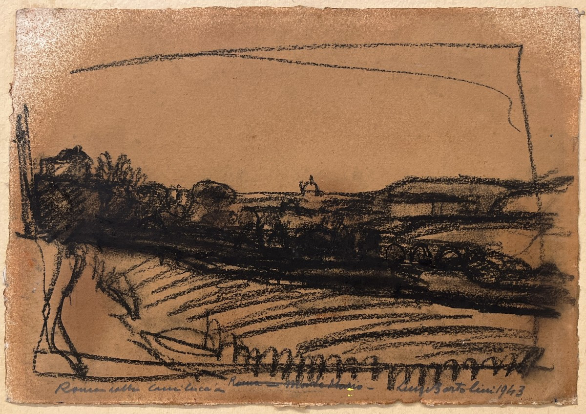 Luigi Bartolini (Cupramontana, 1892 – Roma, 1963) Roma Dalla Camilluccia, 1943-photo-1