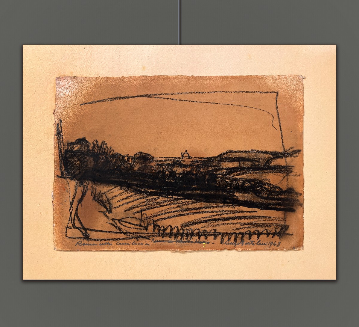 Luigi Bartolini (Cupramontana, 1892 – Roma, 1963) Roma Dalla Camilluccia, 1943