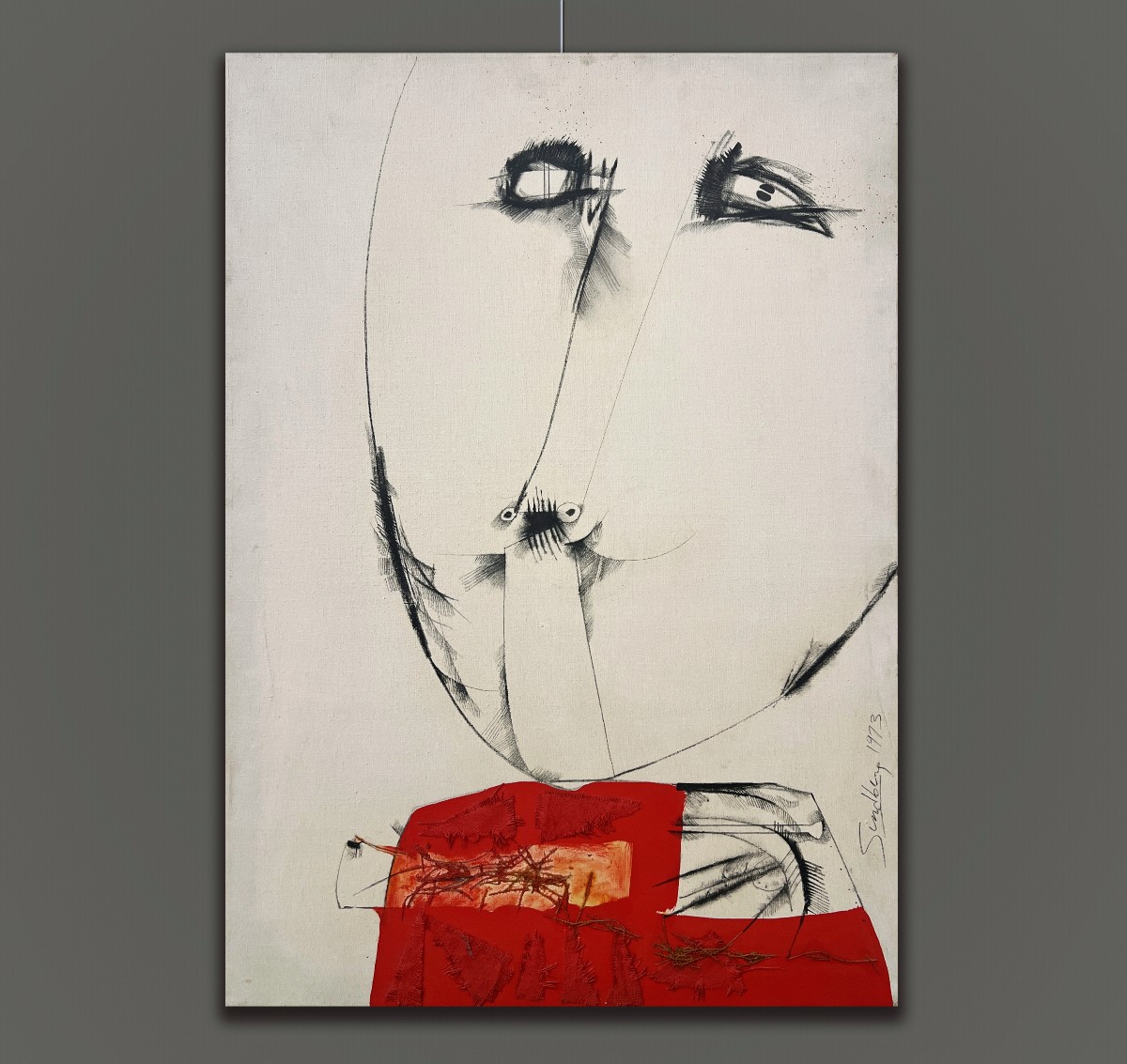 Alan Sundberg (New York, 1948) Ritratto, 1973