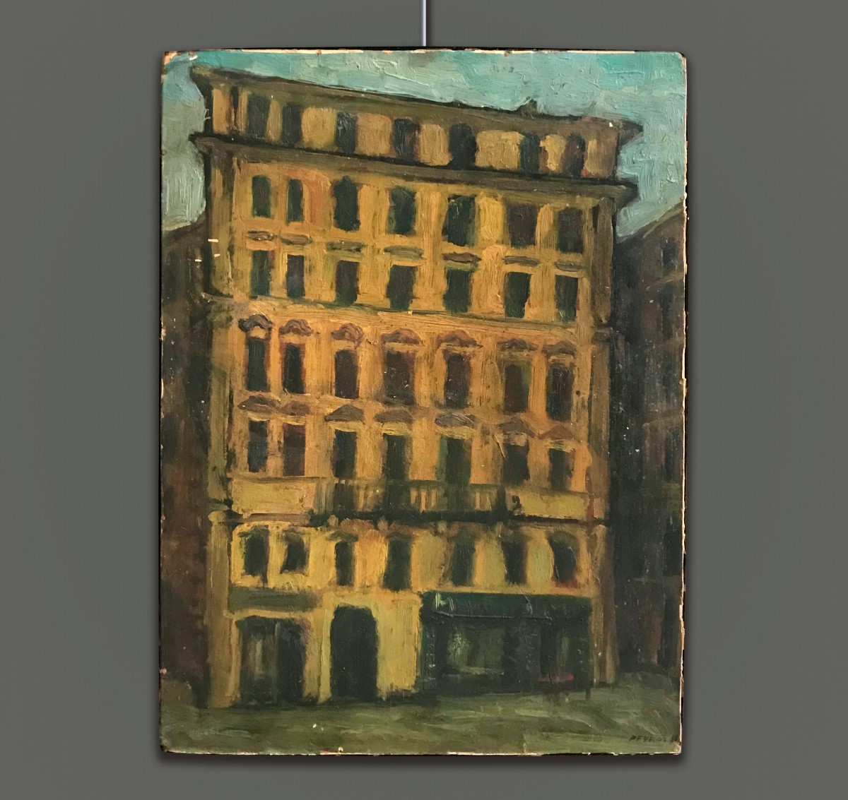 Arturo Peyrot (Roma, 1908 - Madrid, 1993) Palazzo Romano, 1946
