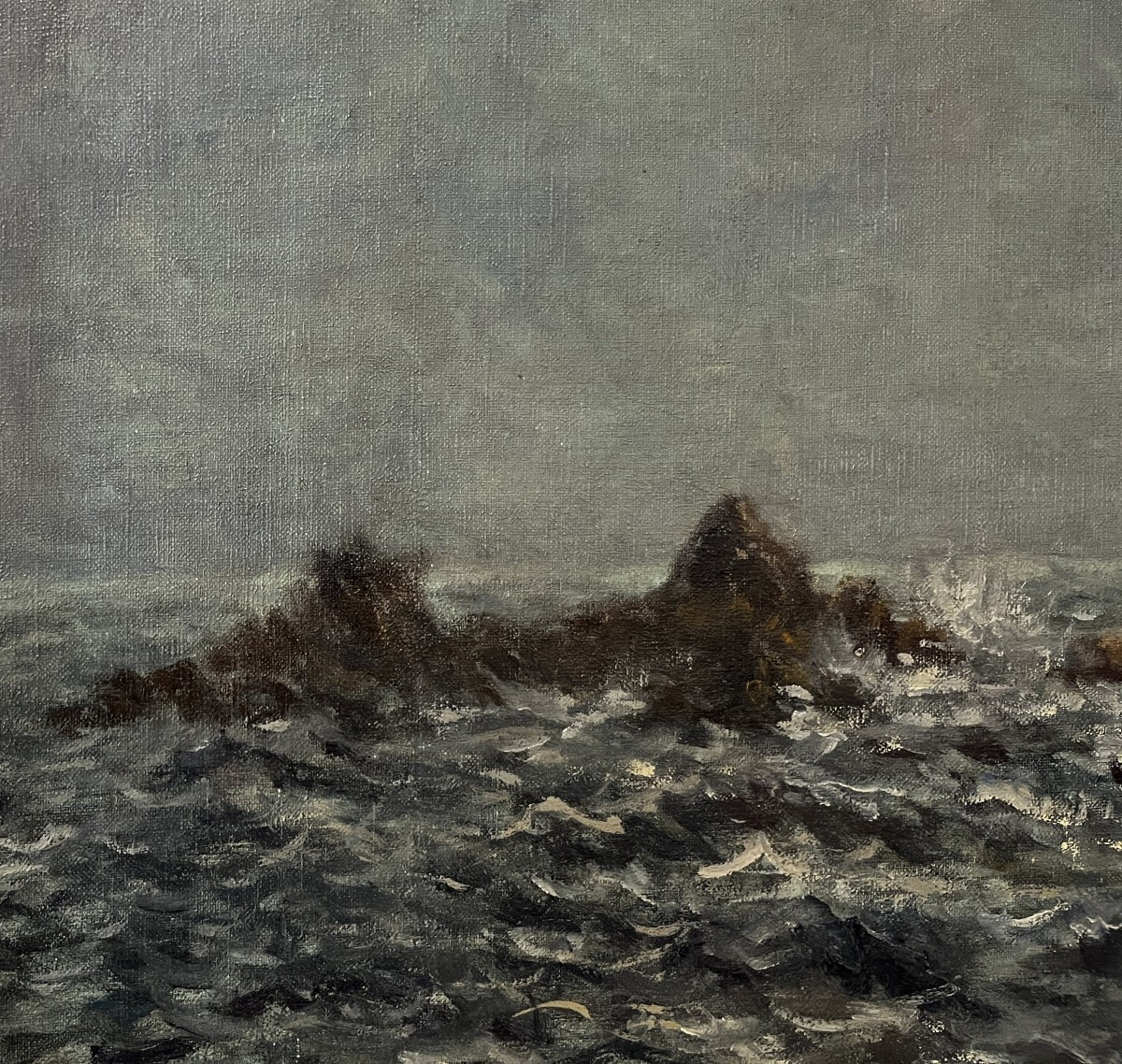 Vincent Ambrosini (1905-1982) Notturno Al Mare-photo-2