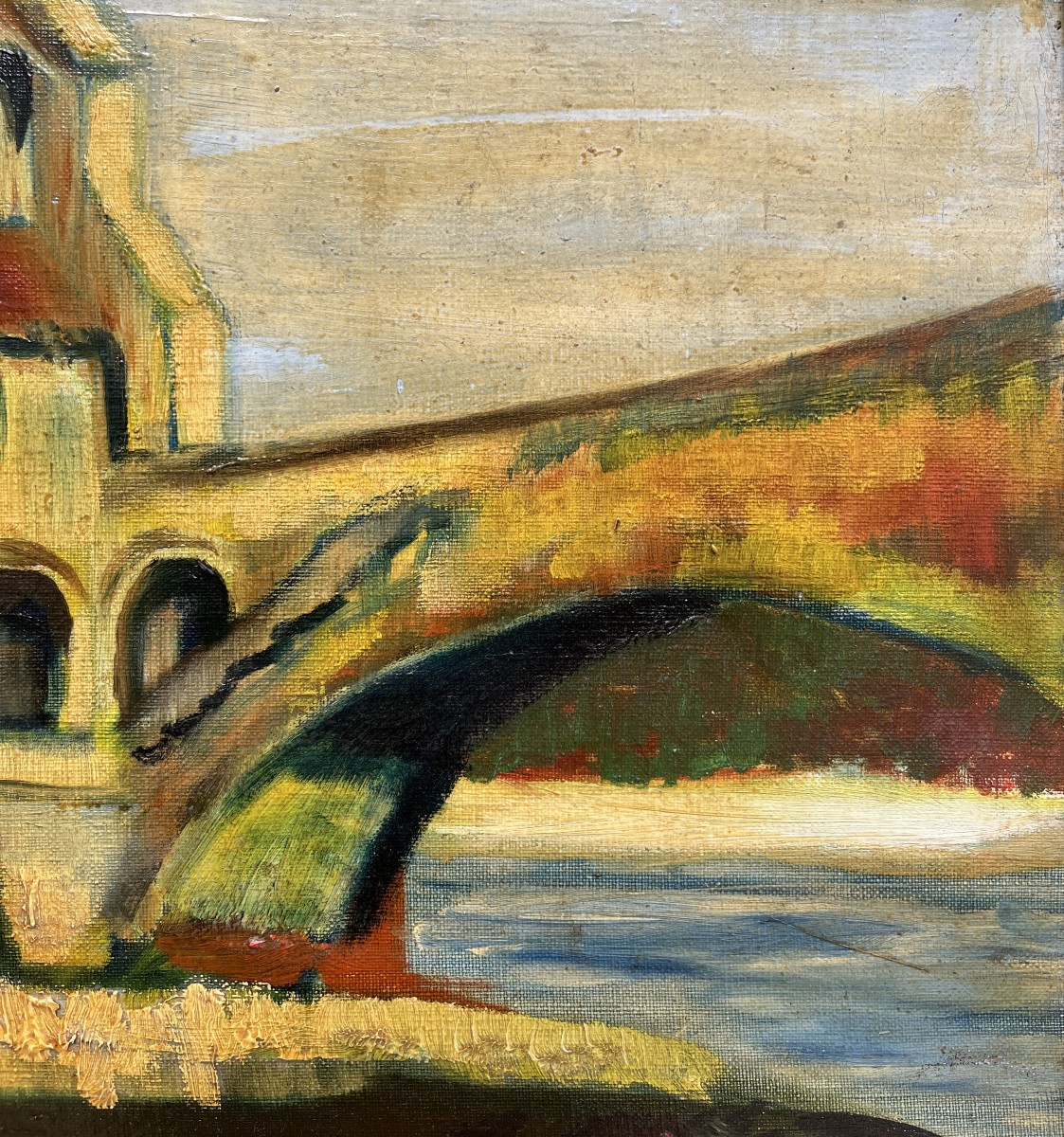 Artista Est Europeo Del XX Secolo, Il Porto Antico, 1945-photo-5