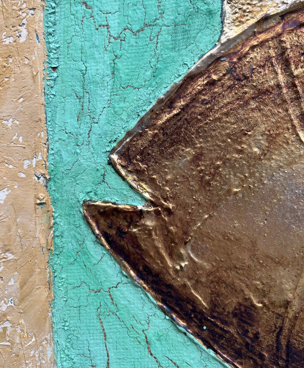 Mario Tantin (Milano, 1929-Valle Aurina, 1999) Fossilizzazione Eocenica-photo-4
