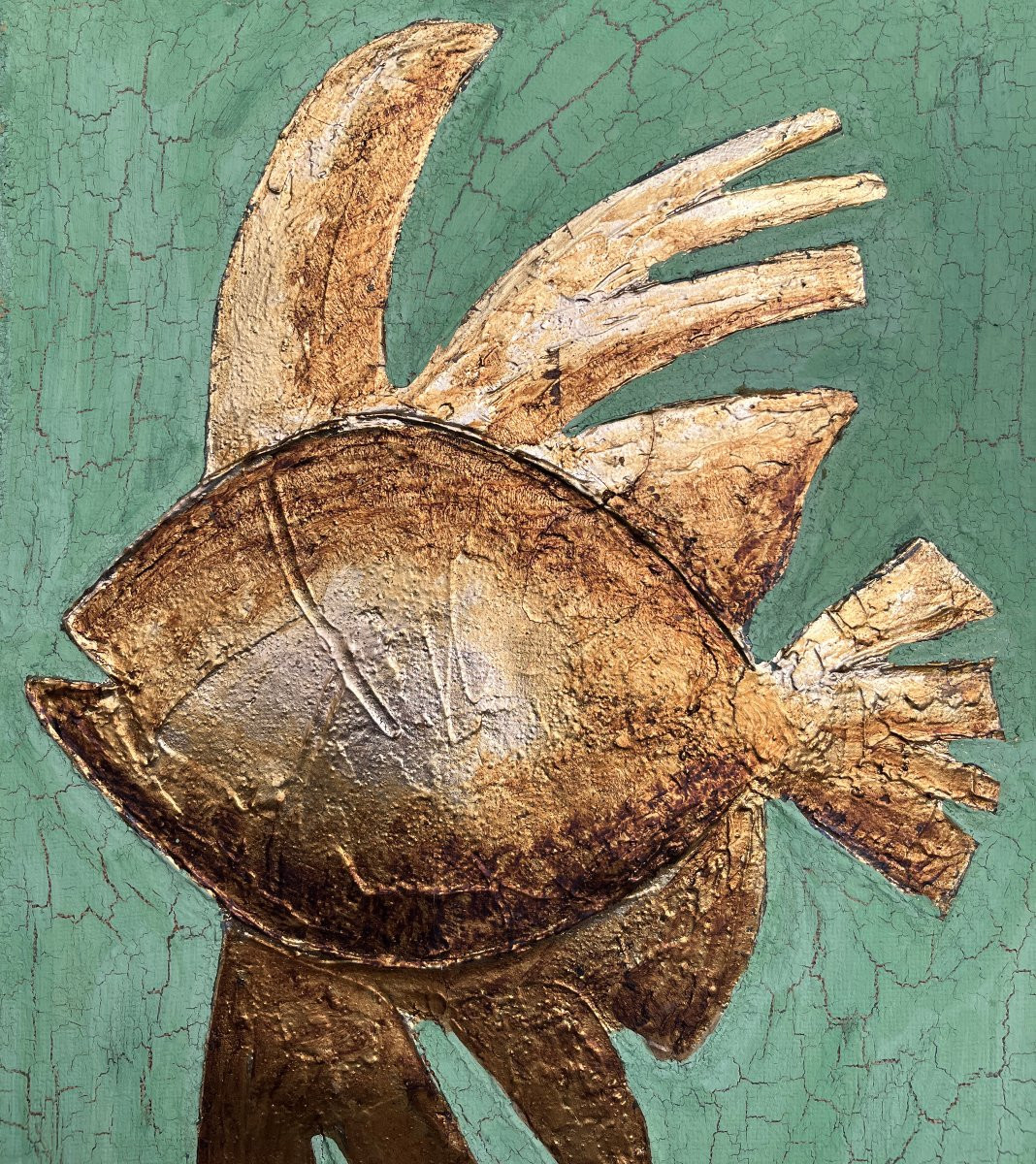 Mario Tantin (Milano, 1929-Valle Aurina, 1999) Fossilizzazione Eocenica-photo-6