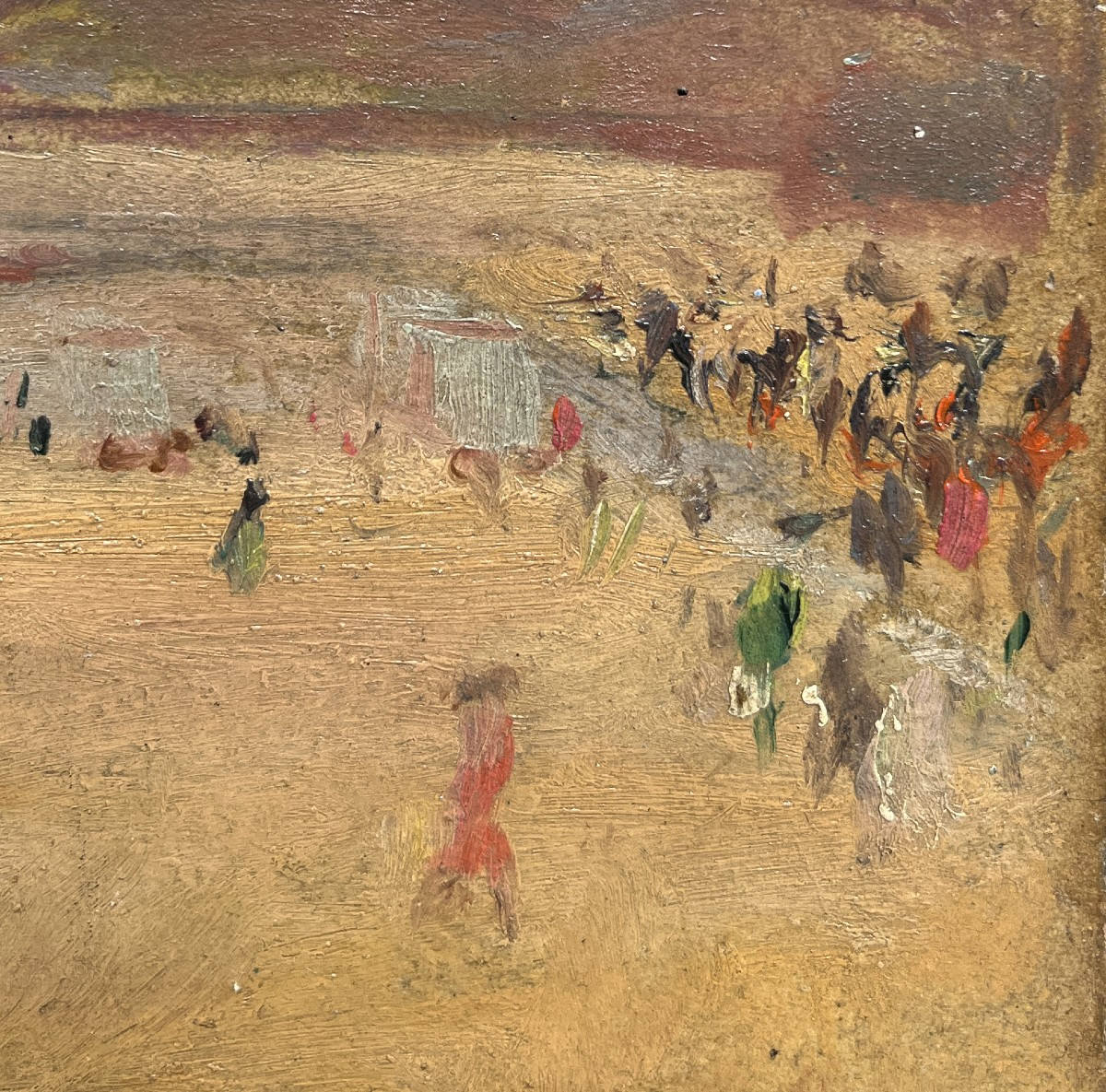 Leopoldo Barthelemy Santa Maria  (Spagna, 1887-1970) Spiaggia-photo-2