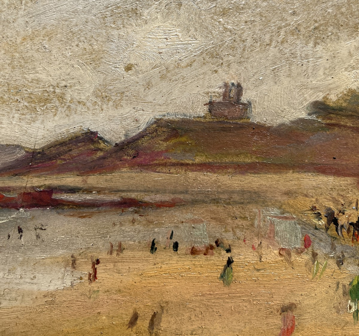 Leopoldo Barthelemy Santa Maria  (Spagna, 1887-1970) Spiaggia-photo-4