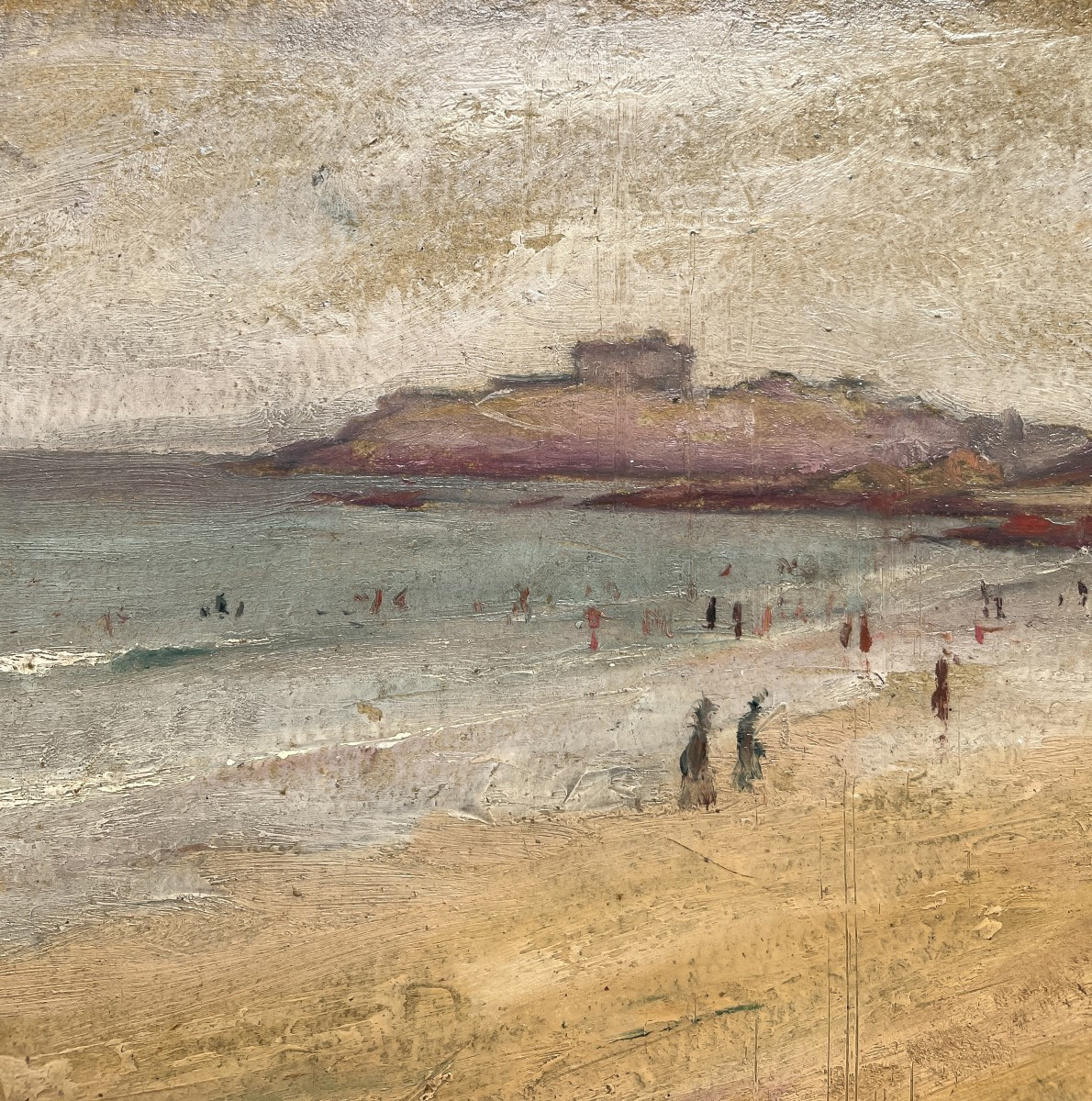 Leopoldo Barthelemy Santa Maria  (Spagna, 1887-1970) Spiaggia-photo-8