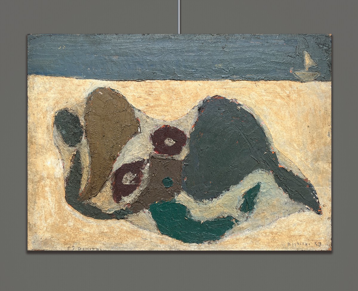 Artista del XX Secolo Firmato Dimitri, Nudo, Milano, 1959