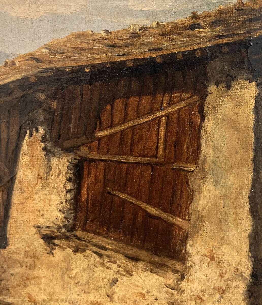 Scuola del Nord Italia del XIX secolo, Paesaggio rurale di Montagna-photo-2