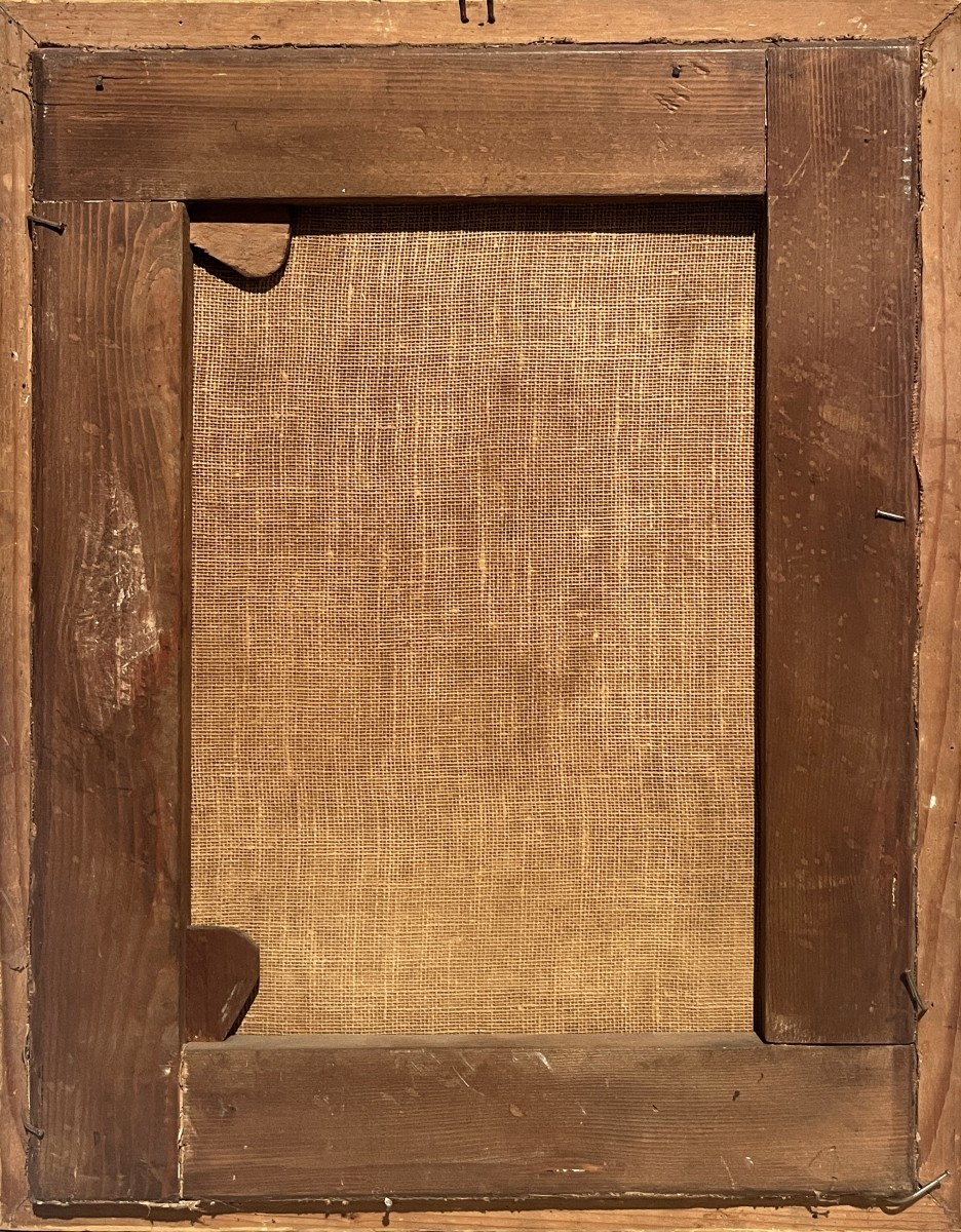 Scuola francese, fine XVIII, inizio XIX secolo, ritratto di Dama con nastri bianchi-photo-3