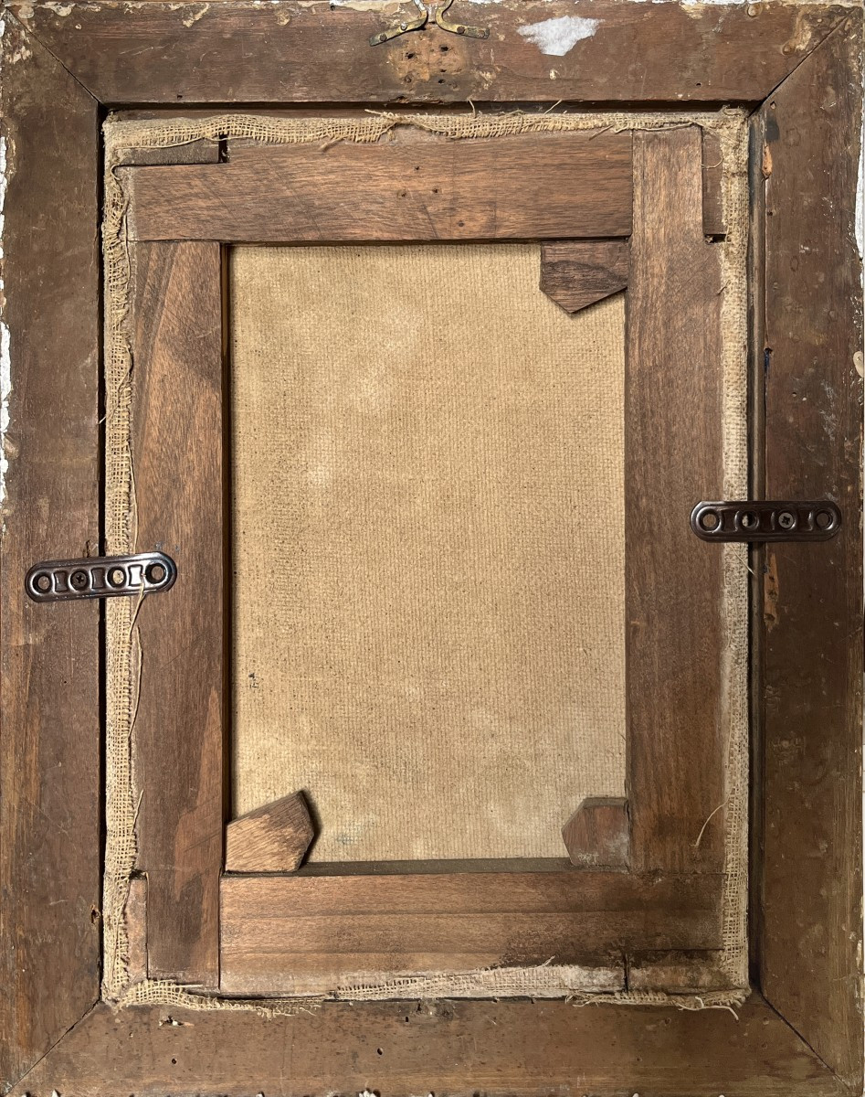 Scuola Lombarda fine XVII Secolo, Ritratto di bambina con collana di perle-photo-3