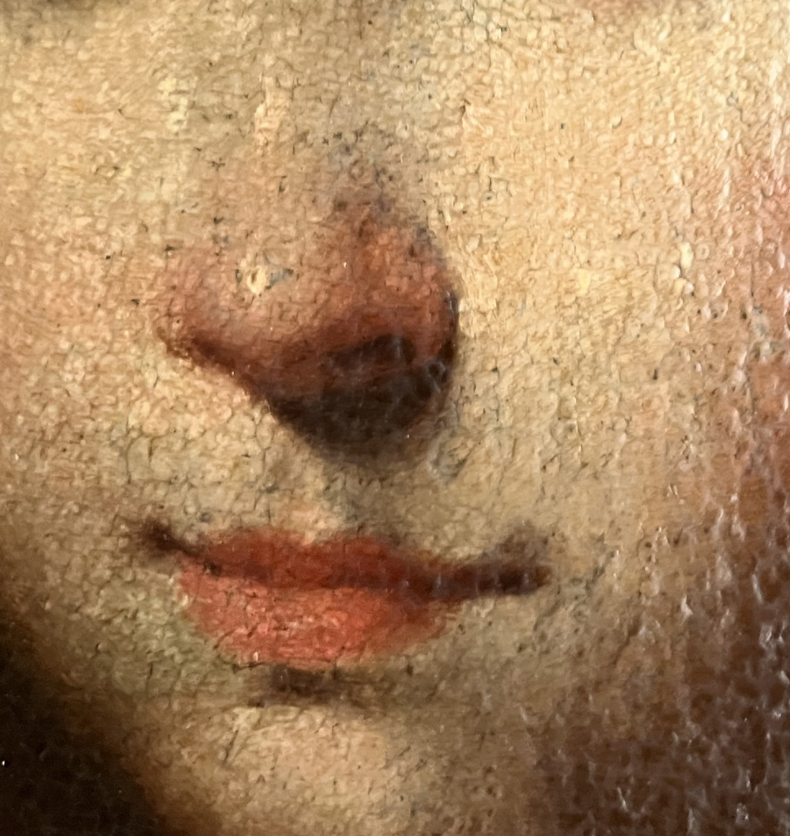 Scuola Lombarda fine XVII Secolo, Ritratto di bambina con collana di perle-photo-1