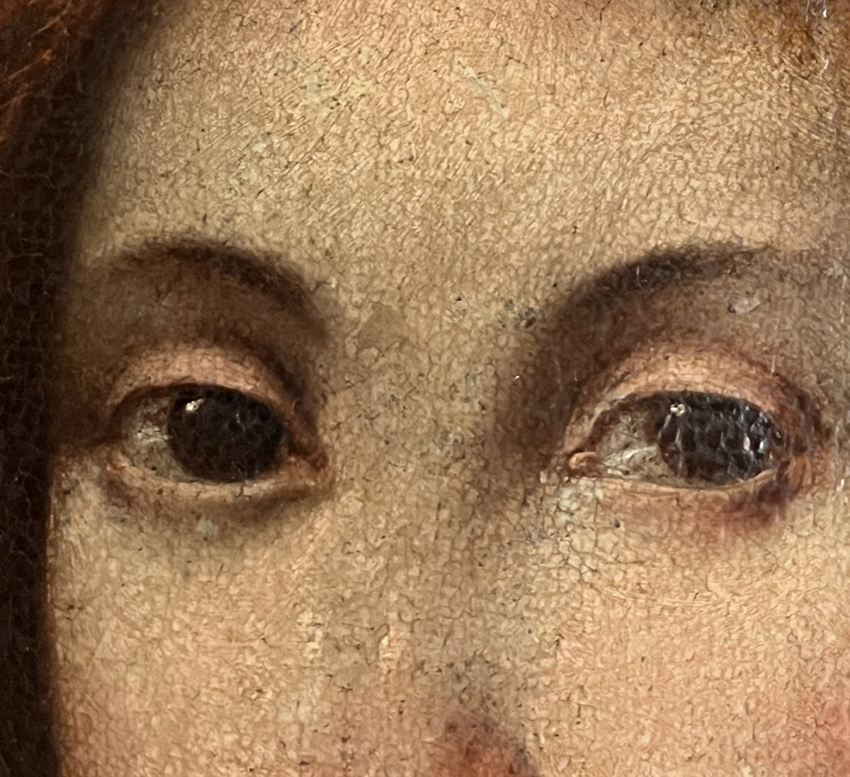 Scuola Lombarda fine XVII Secolo, Ritratto di bambina con collana di perle-photo-2