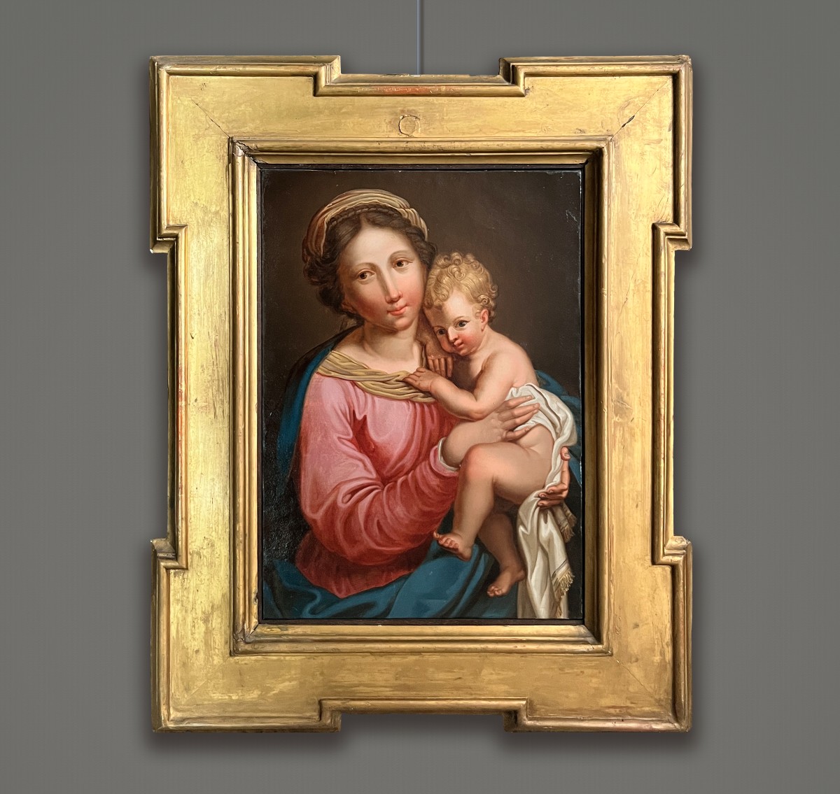 Scuola Italiana inizi XIX secolo (da G.B. Sassoferrato), Madonna con bambino