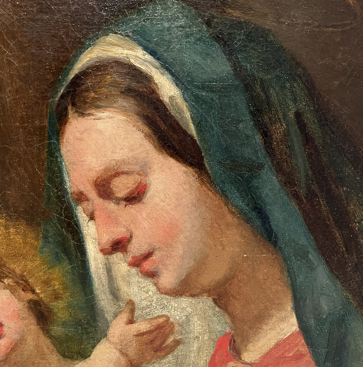 Scuola Veneta, XVIII secolo, Sacra famiglia-photo-2