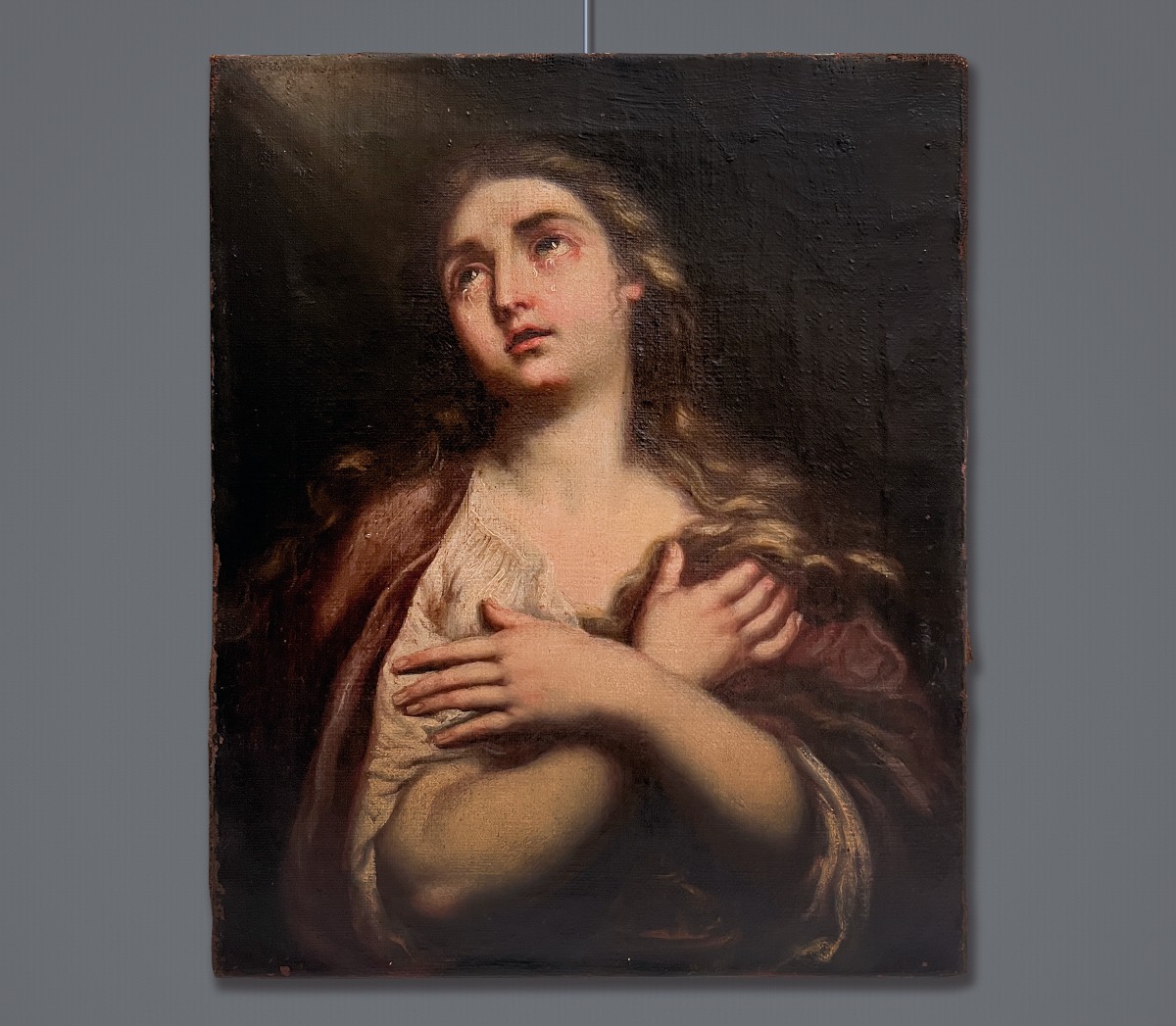 Scuola Veneta, fine del XVII secolo, Maddalena penitente