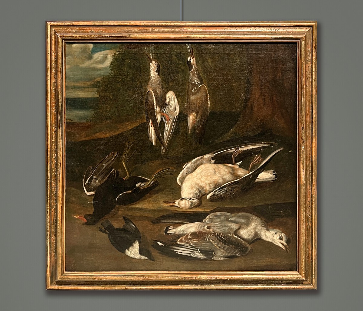 Hans Bollongier (Haarlem, Paesi Bassi, 1600-1645), Natura morta con cacciagione
