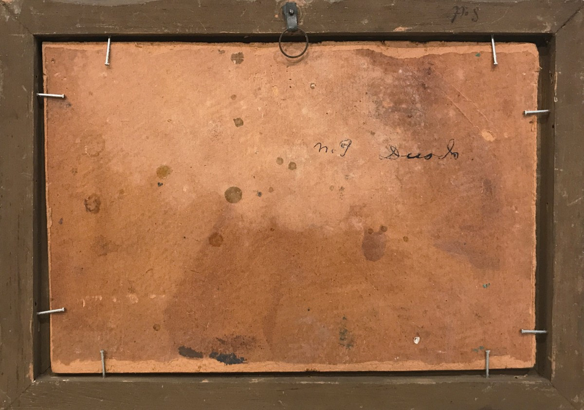 Giuseppe Duodo (Venezia, 1877–1955), Paesaggio con montagne-photo-3