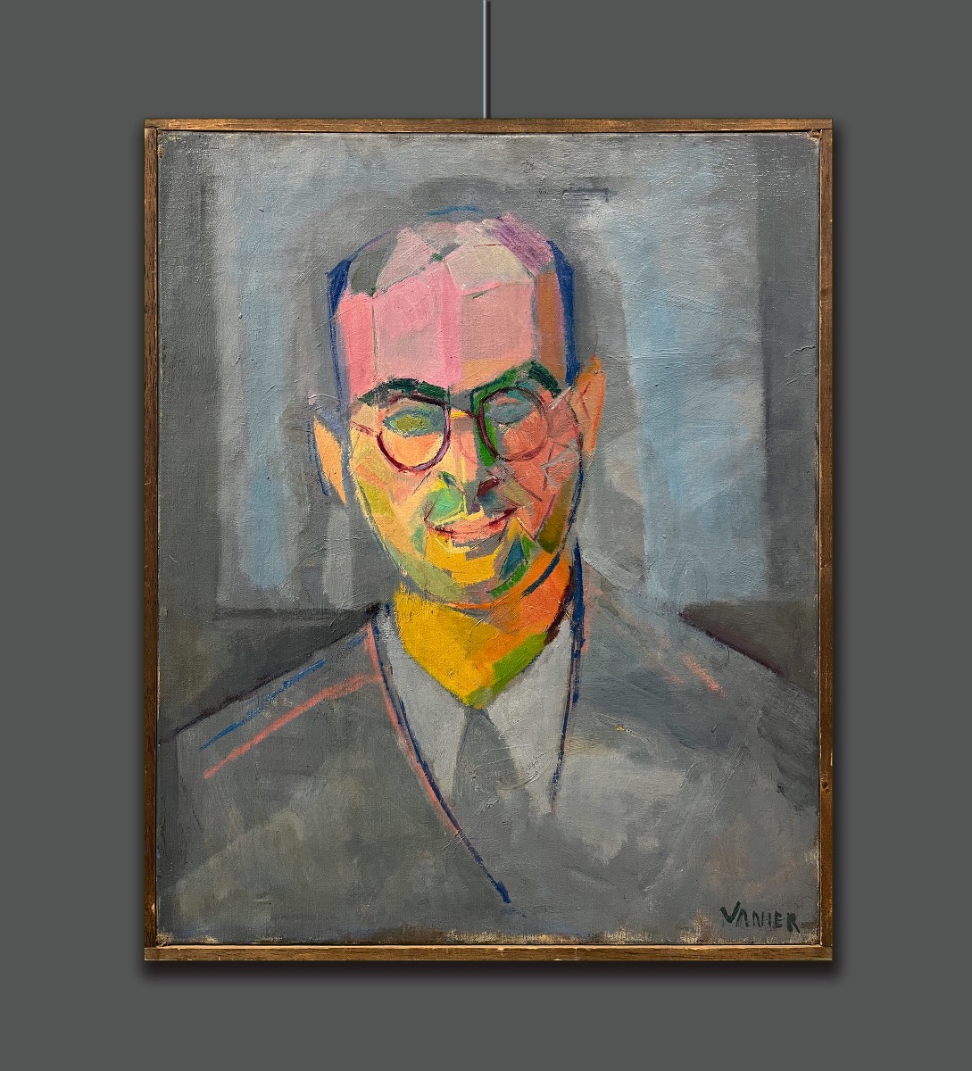 Claude Vanier (Simon Abramovitch, Le Havre, France, 1910-1958) Autoritratto