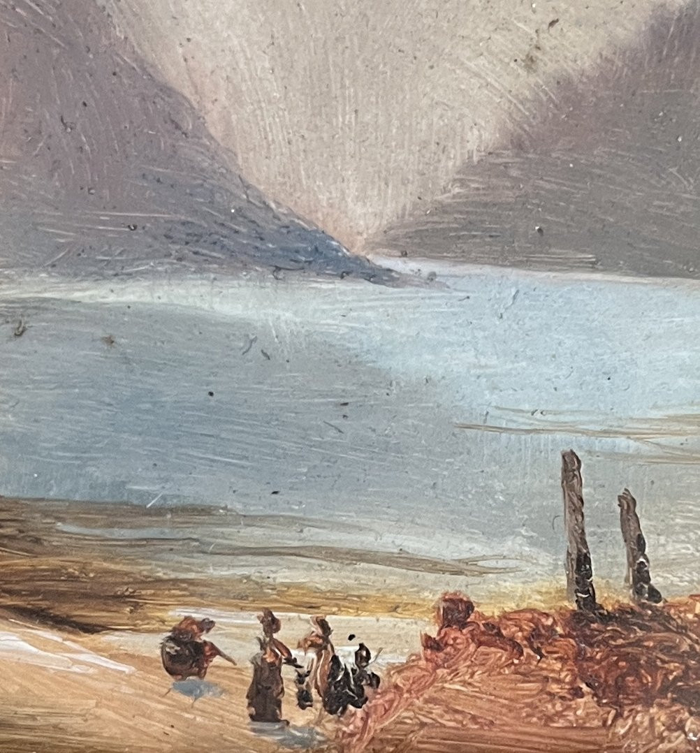 Scuola Lombarda, inizio del XX secolo, Paesaggio, pendant-photo-6