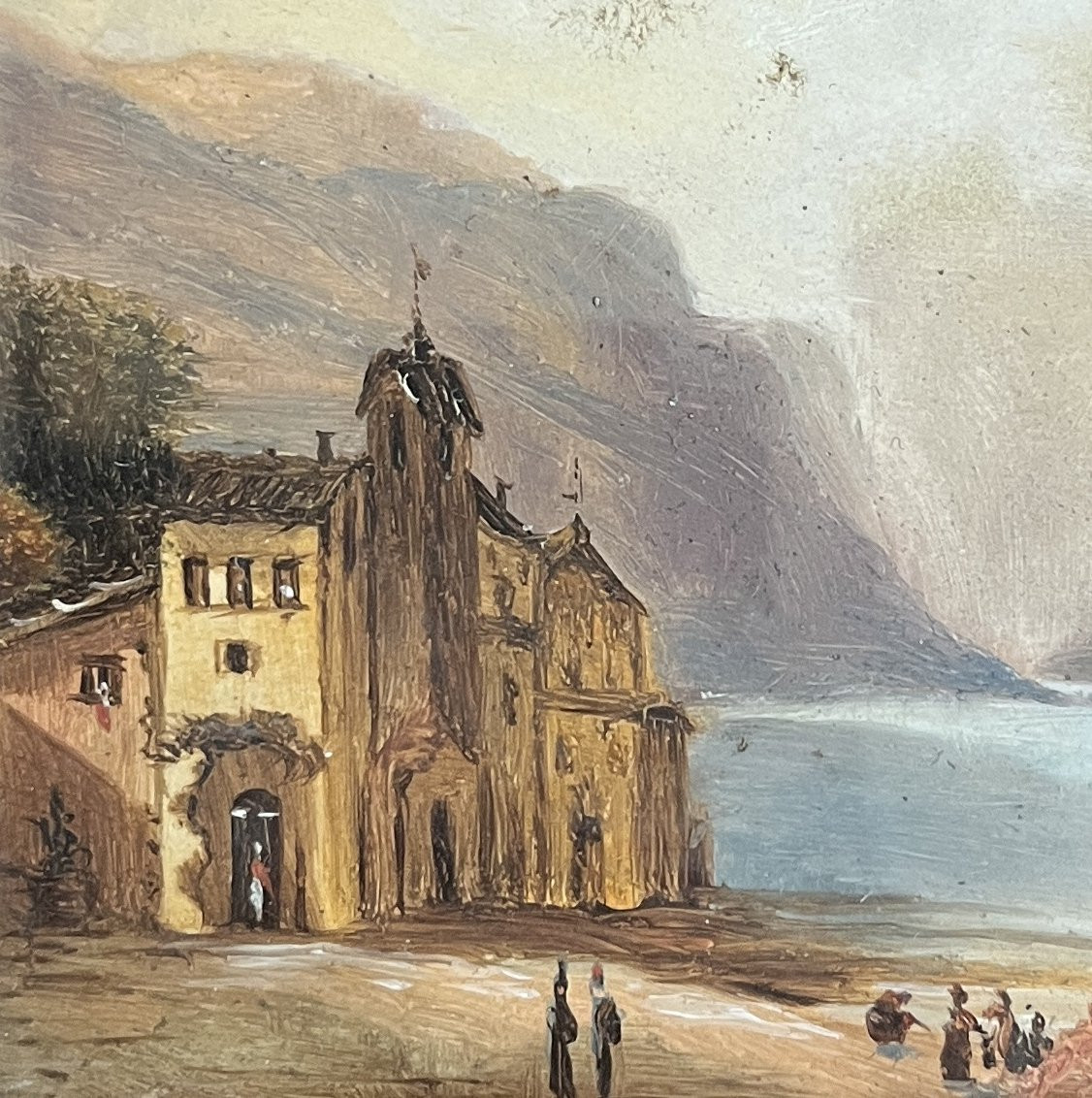 Scuola Lombarda, inizio del XX secolo, Paesaggio, pendant-photo-8